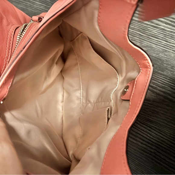 Vintage Coach Coral Woven Leather Shoulder Bag - Picture 5 of 9